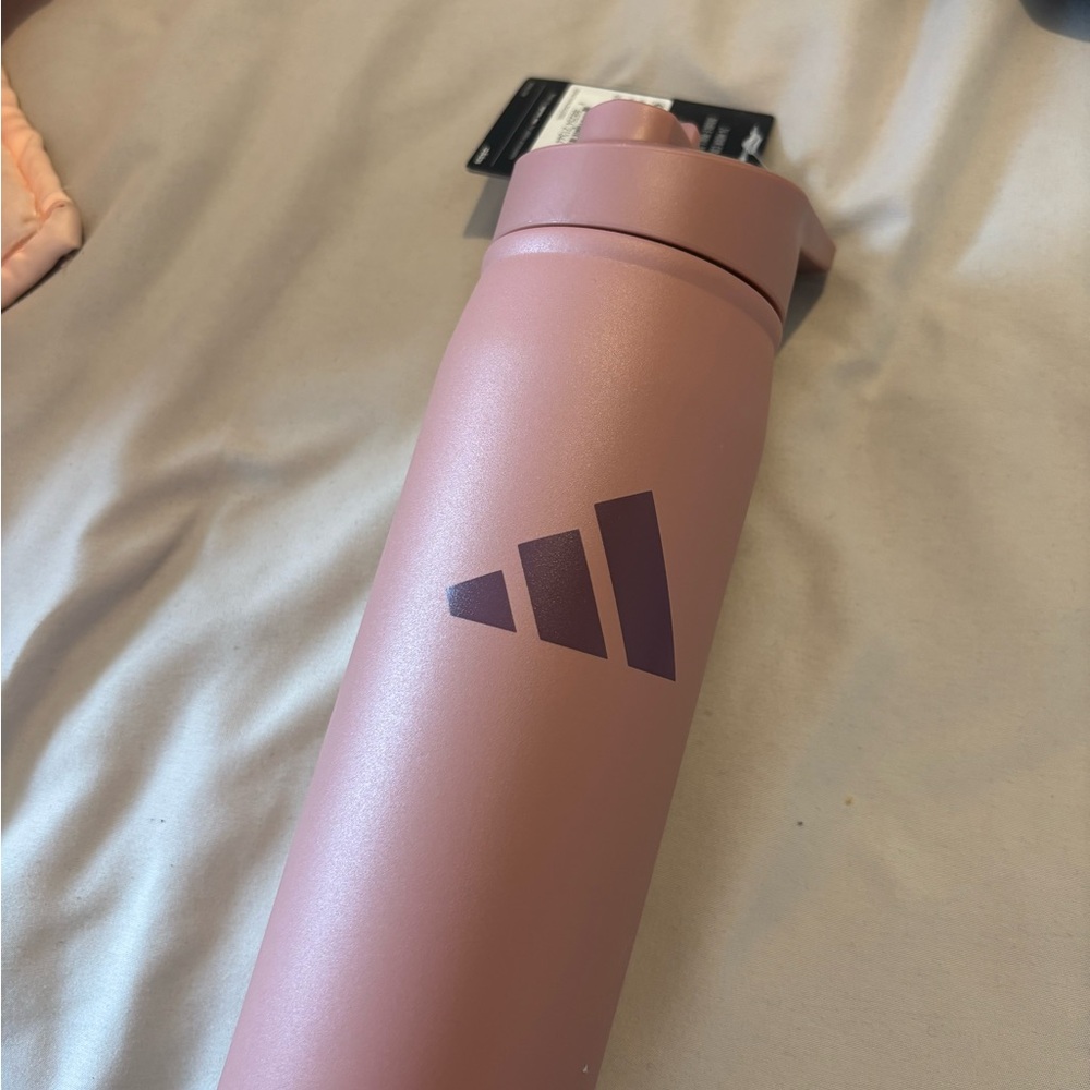 adidas Warm Clay Pink & Crimson Purple Straw Bottle
